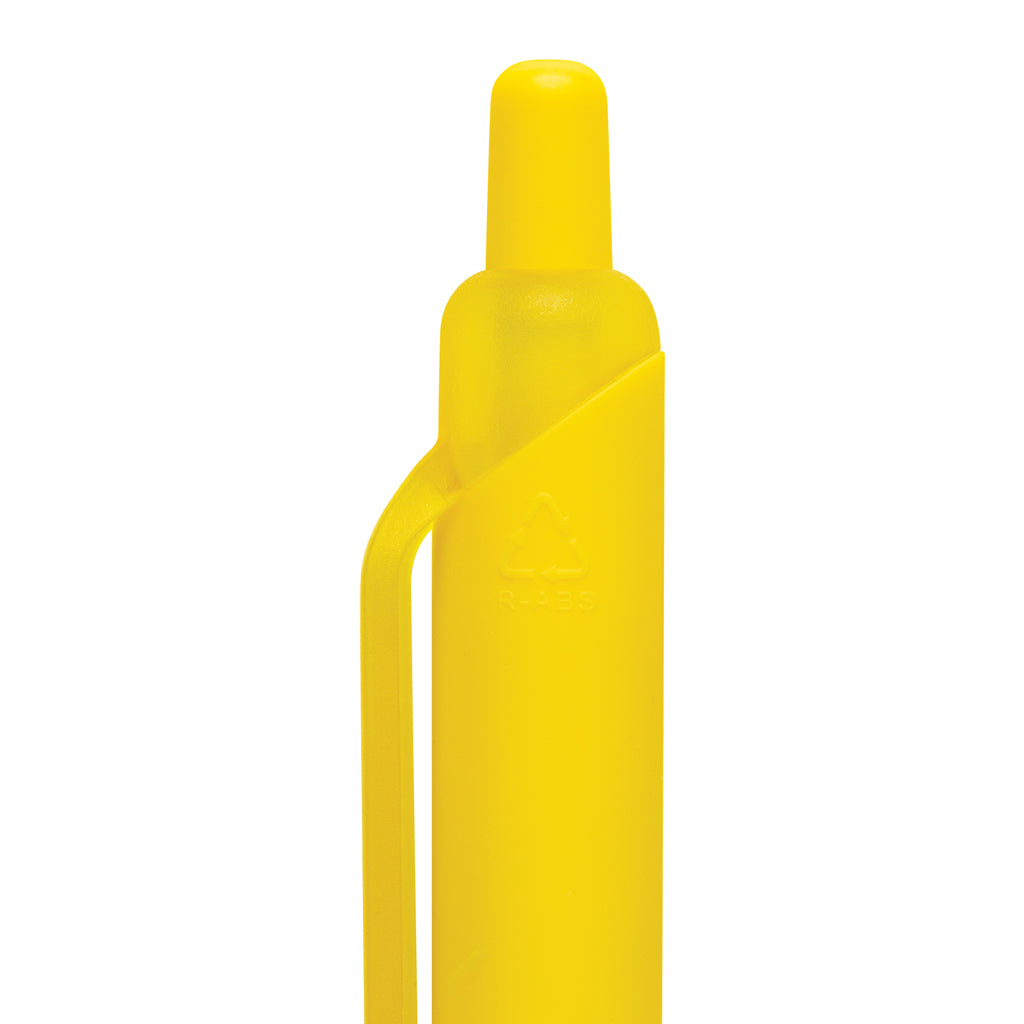Tide Smooth Touch Stift aus GRS zertifiziert recyceltem ABS – gelb