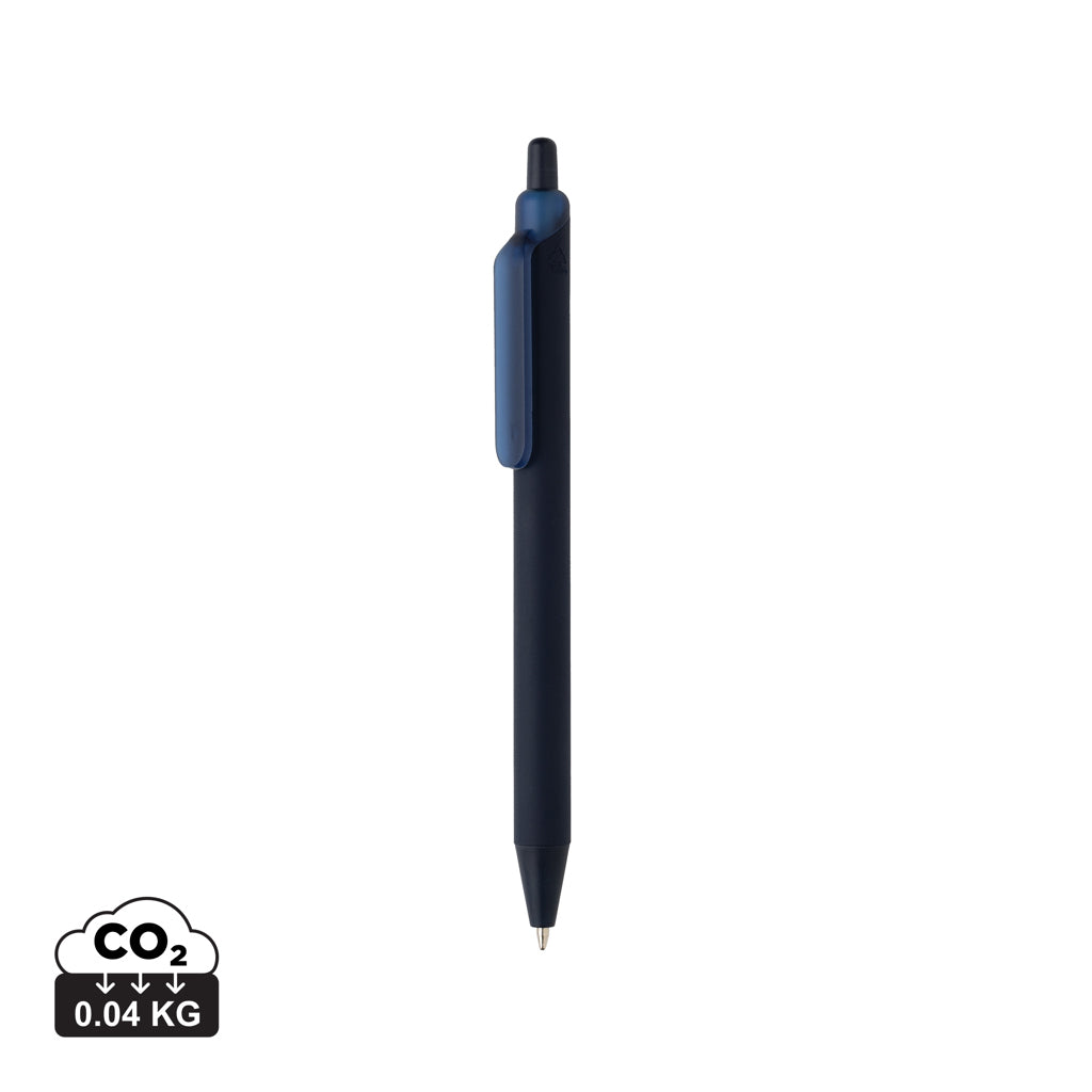 Tide Smooth Touch Stift aus GRS zertifiziert recyceltem ABS – navy blau