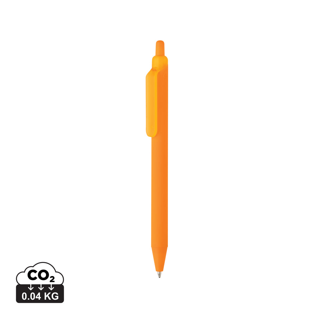 Tide Smooth Touch Stift aus GRS zertifiziert recyceltem ABS – orange