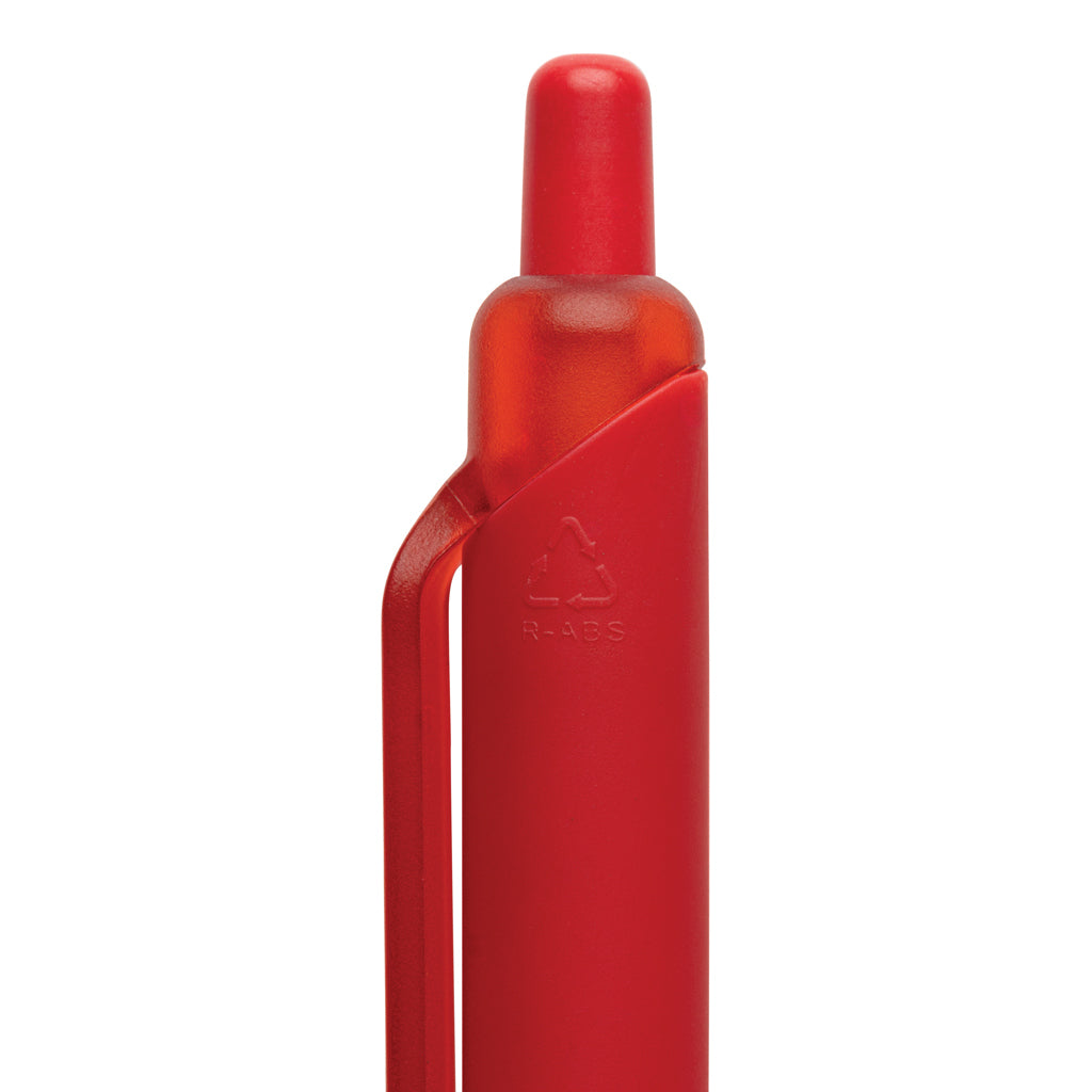 Tide Smooth Touch Stift aus GRS zertifiziert recyceltem ABS – rot