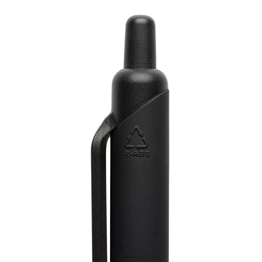 Tide Smooth Touch Stift aus GRS zertifiziert recyceltem ABS – schwarz