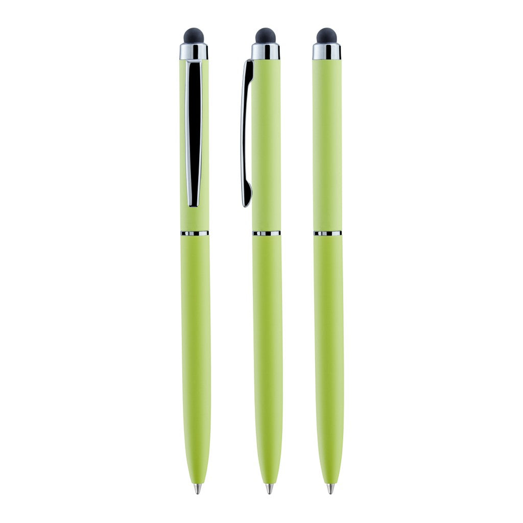 Touchpen aus Metall mit verchromtem Clip