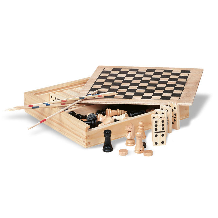 Trikes Spielesammlung in Holzbox