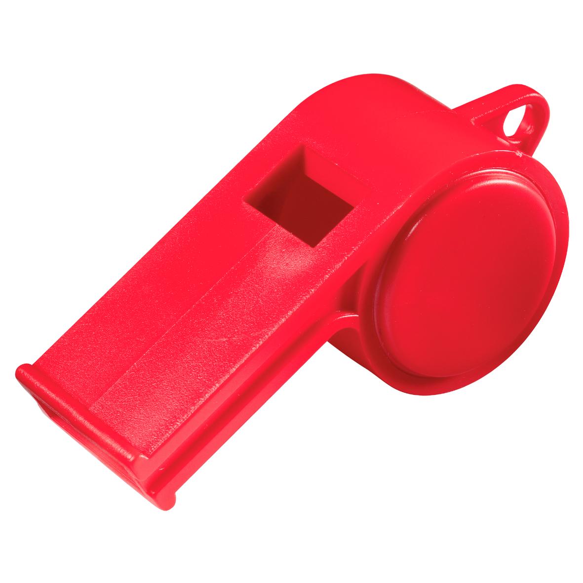 Trillerpfeife „Sport“, ohne Kordel, uni-colour – Rot