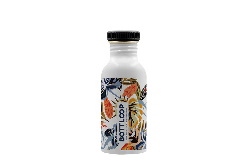 Trinkflasche aus Aluminium mit Fotodruck, schnell lieferbar