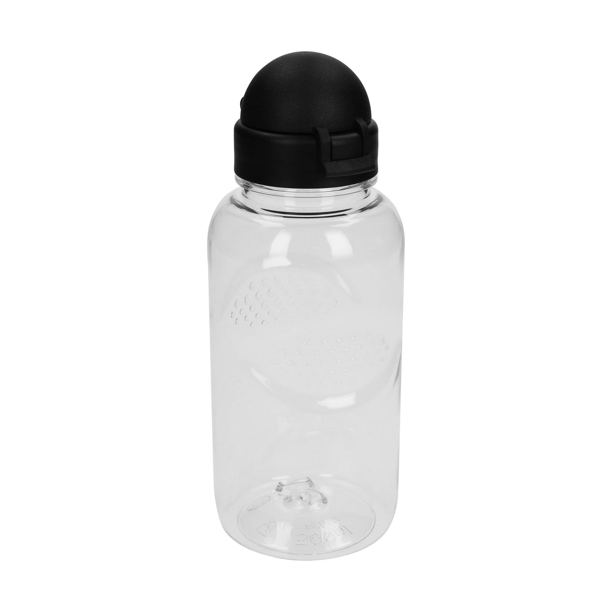 Trinkflasche Carve „Junior“, 500 ml – Transparent / Schwarz