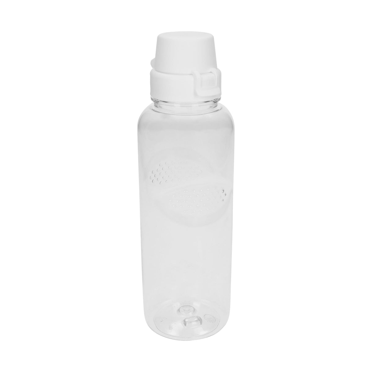 Trinkflasche Carve „School“, 700 ml – Transparent / Weiß