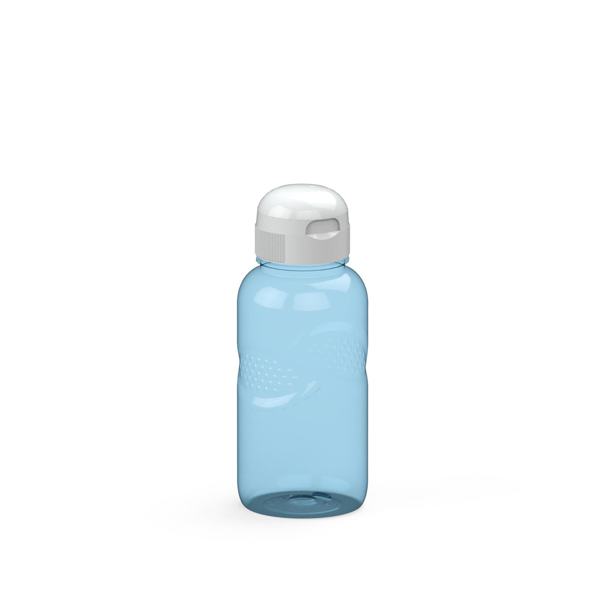 Trinkflasche Carve „Sports“, 500 ml – Transparent blau