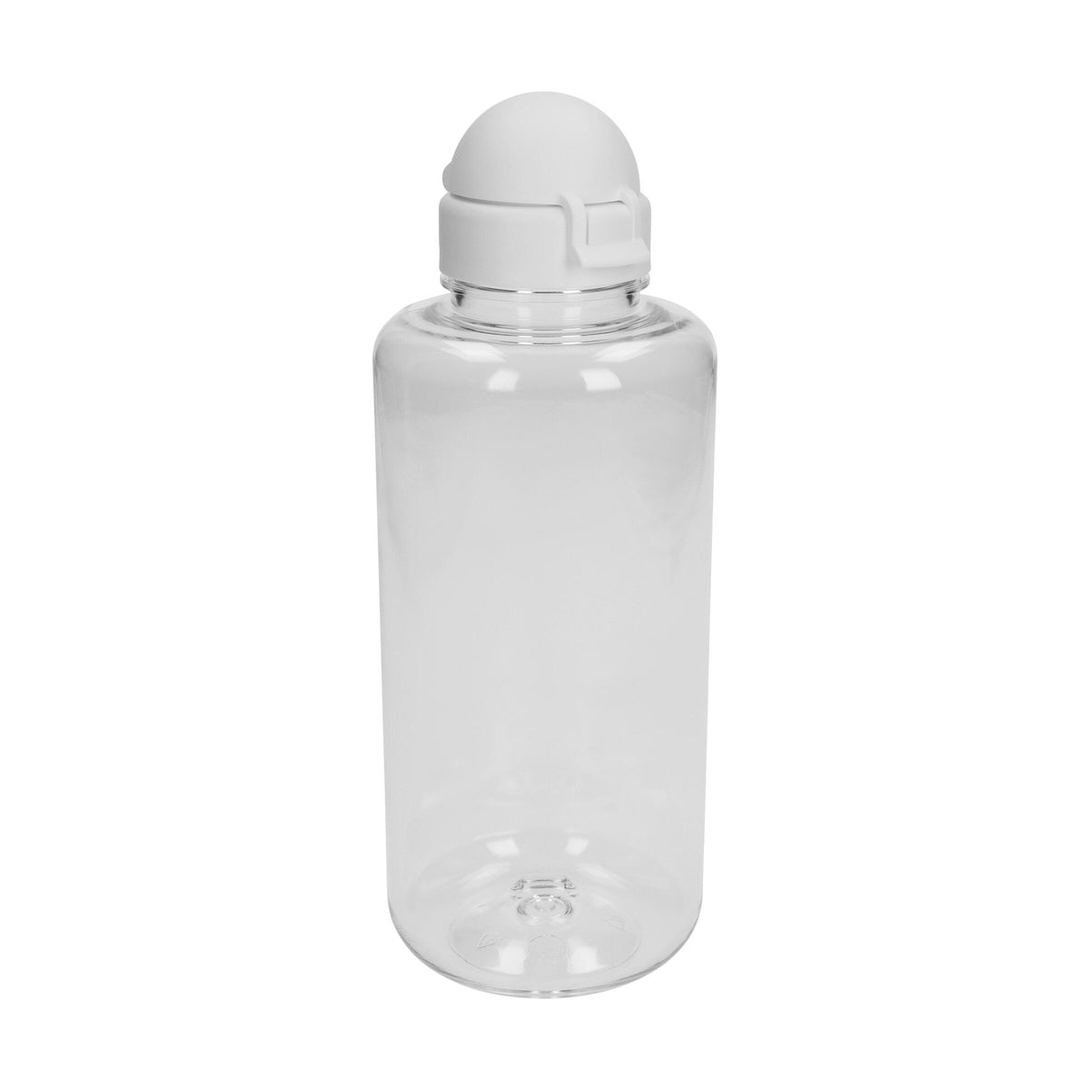 Trinkflasche „Junior“, 1,0 l – Transparent / Weiß