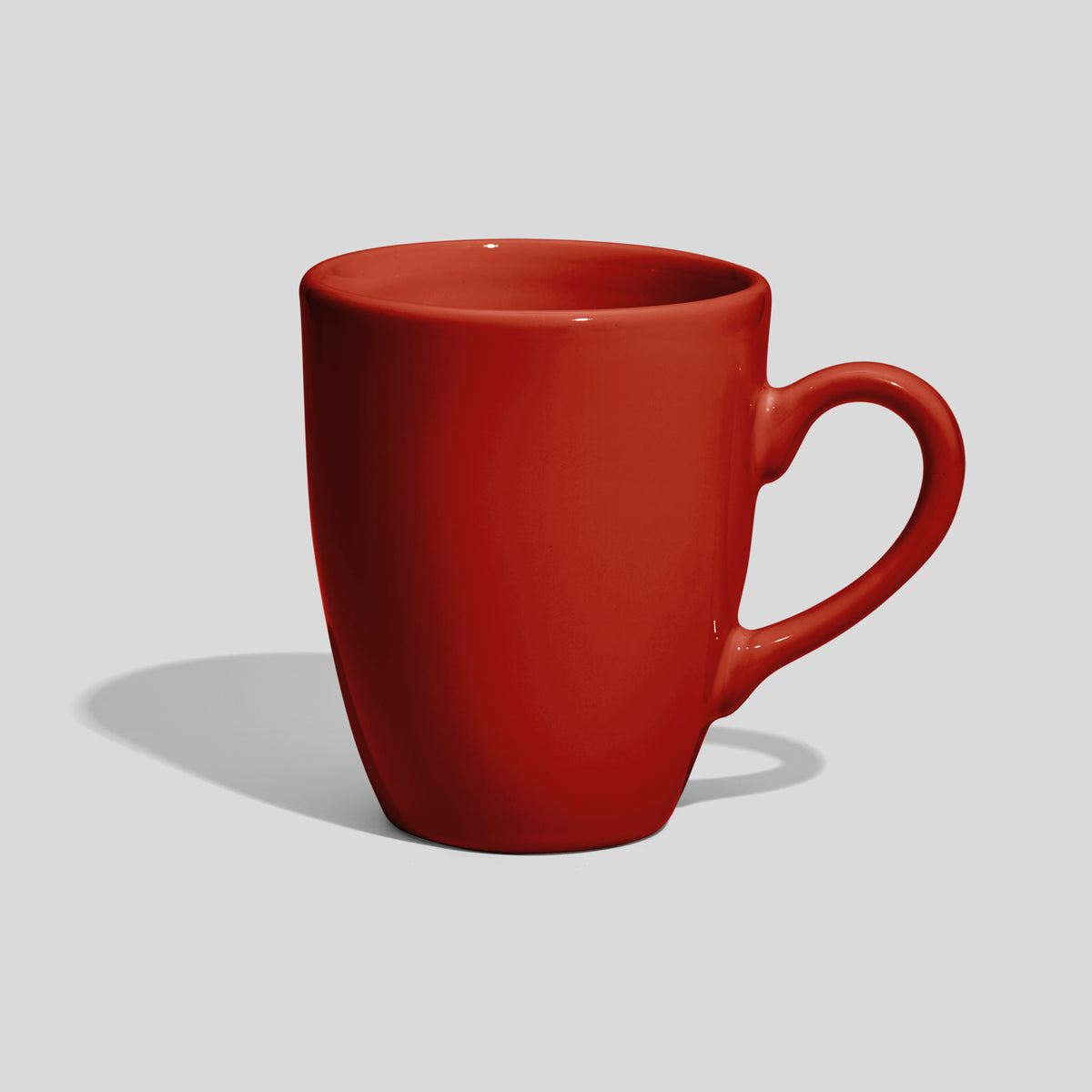 Tulpenförmige Kaffeetasse 250 ml mit Bogenhenkel