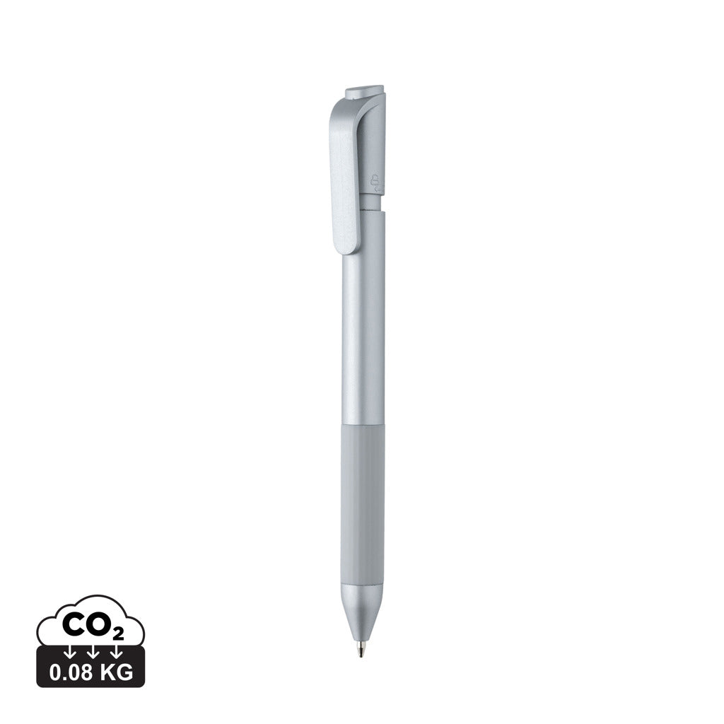 TwistLock Stift aus GRS-zertifiziert recyceltem ABS – silber