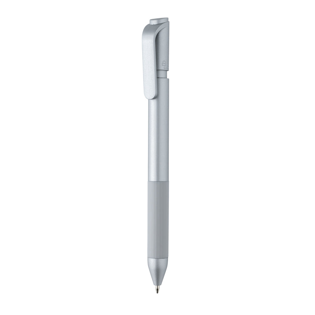 TwistLock Stift aus GRS-zertifiziert recyceltem ABS – silber