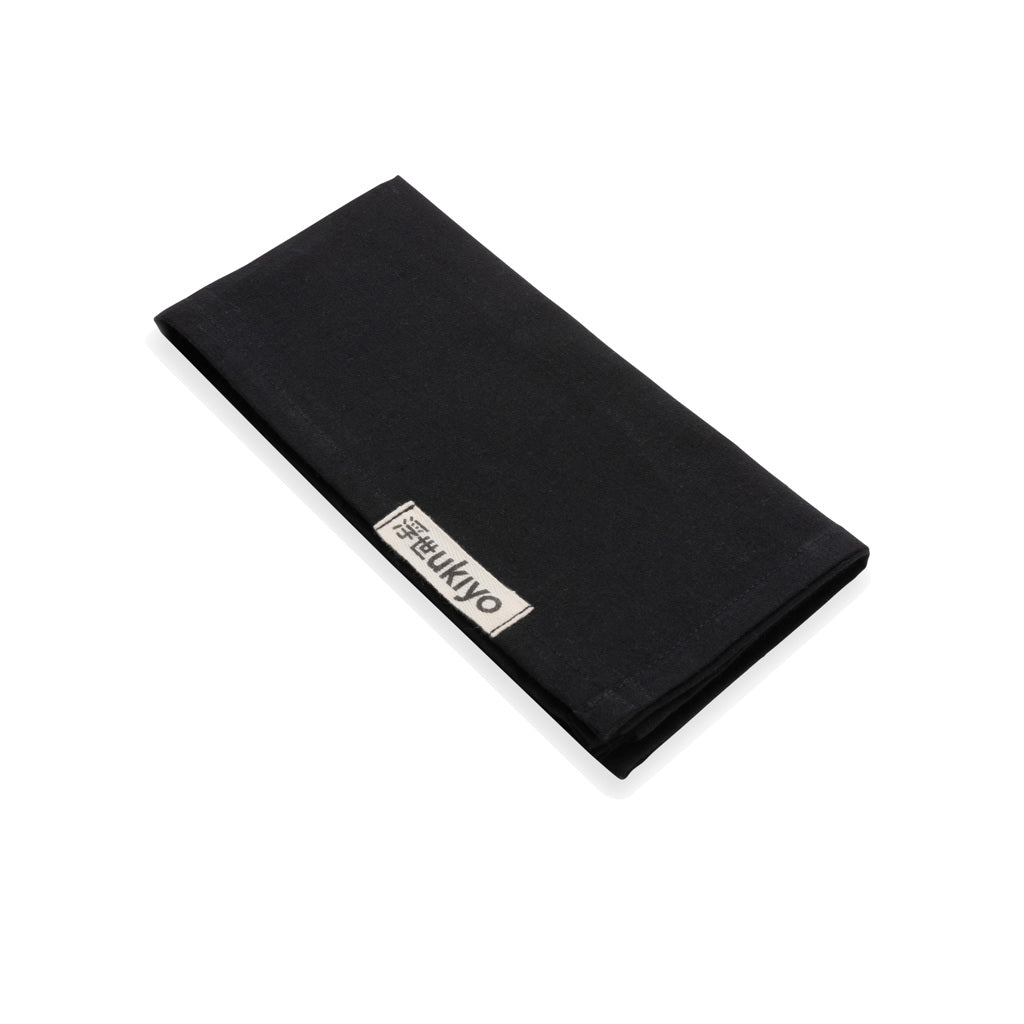 Ukiyo Aware™ 180gr rCotton 4-tlg. Servietten-Set – schwarz