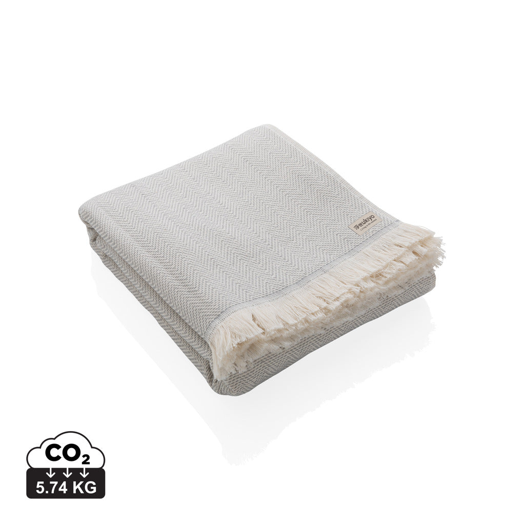 Ukiyo Hisako AWARE™ Four Seasons Handtuch/Decke 100x180cm – grau