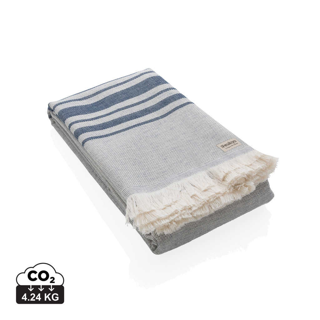 Ukiyo Yumiko AWARE™ Hamamtuch 100x180cm – navy blau