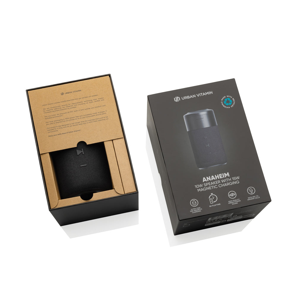Urban Vitamin Anaheim RCS recycelter 10W Speaker,15W Charger