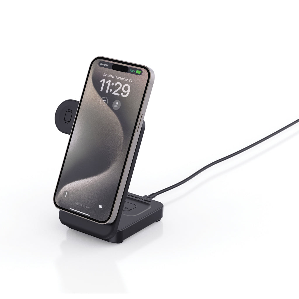 Urban Vitamin Arcadia 15W 3in1 Magnet-Charger aus RCS rABS
