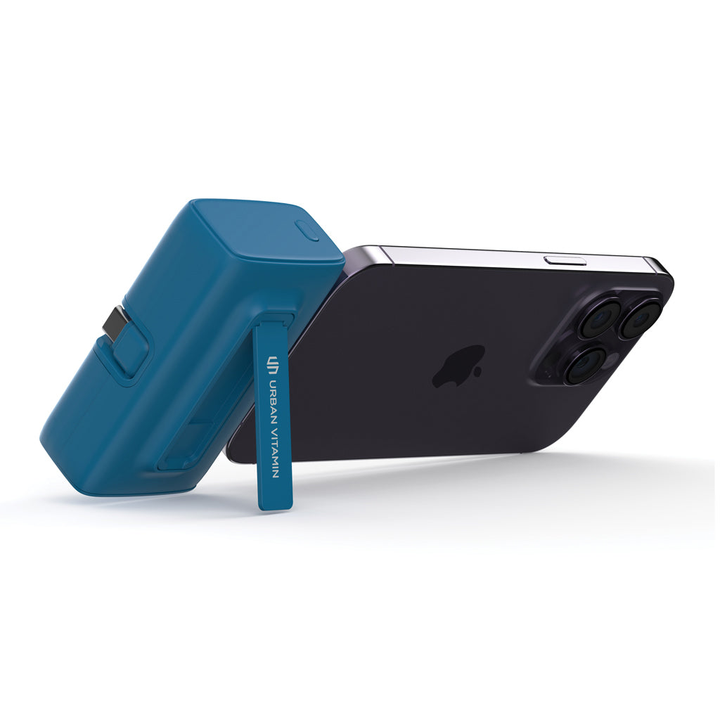 Urban Vitamin Los Angeles 20W Powerbank aus RCS rec. Plastik – blau