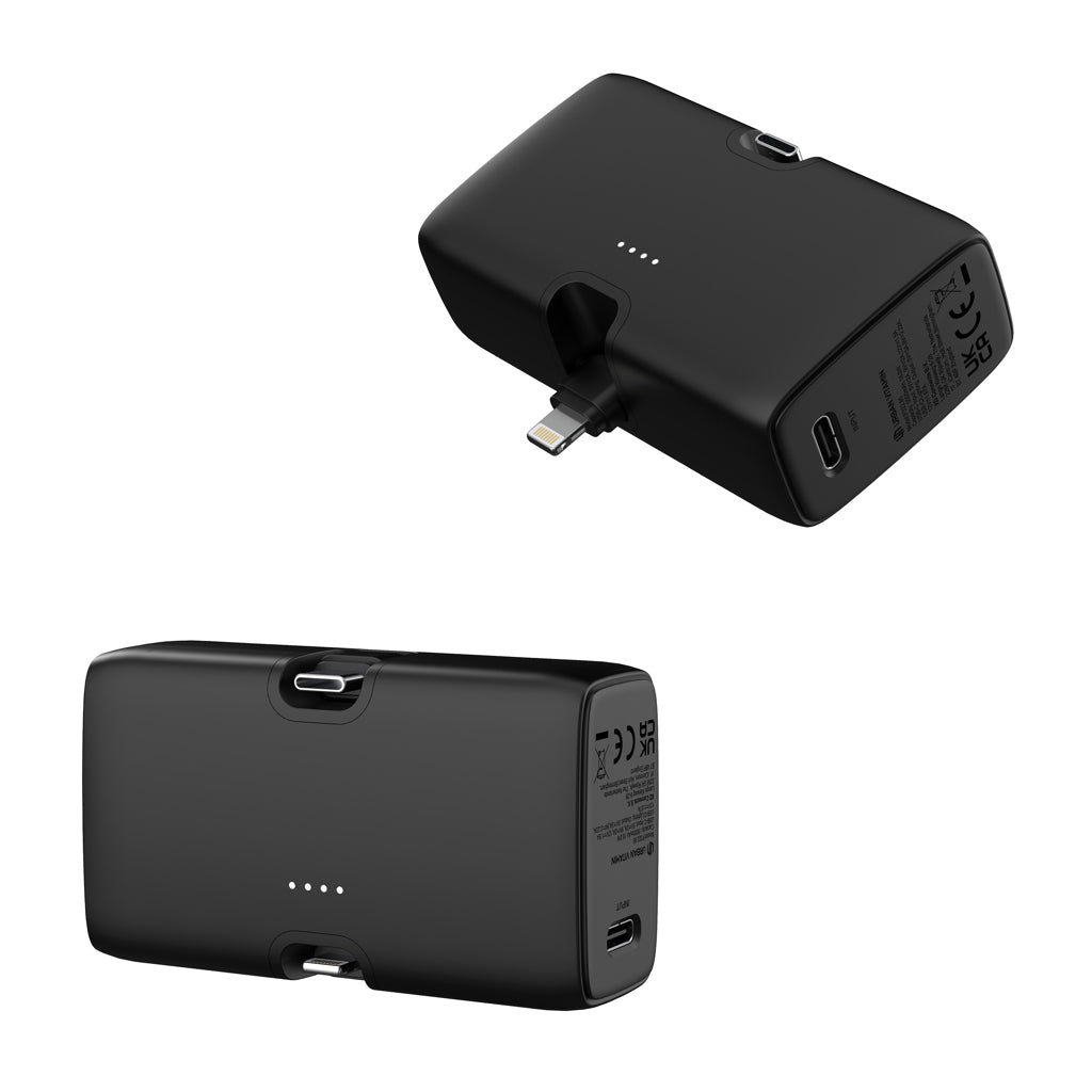 Urban Vitamin Los Angeles 20W Powerbank aus RCS rec. Plastik – schwarz