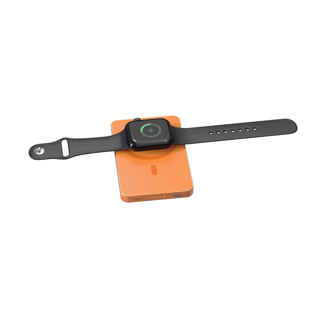 Urban Vitamin Marin 5.000mAh magnet. 15W Wireless Powerbank – orange