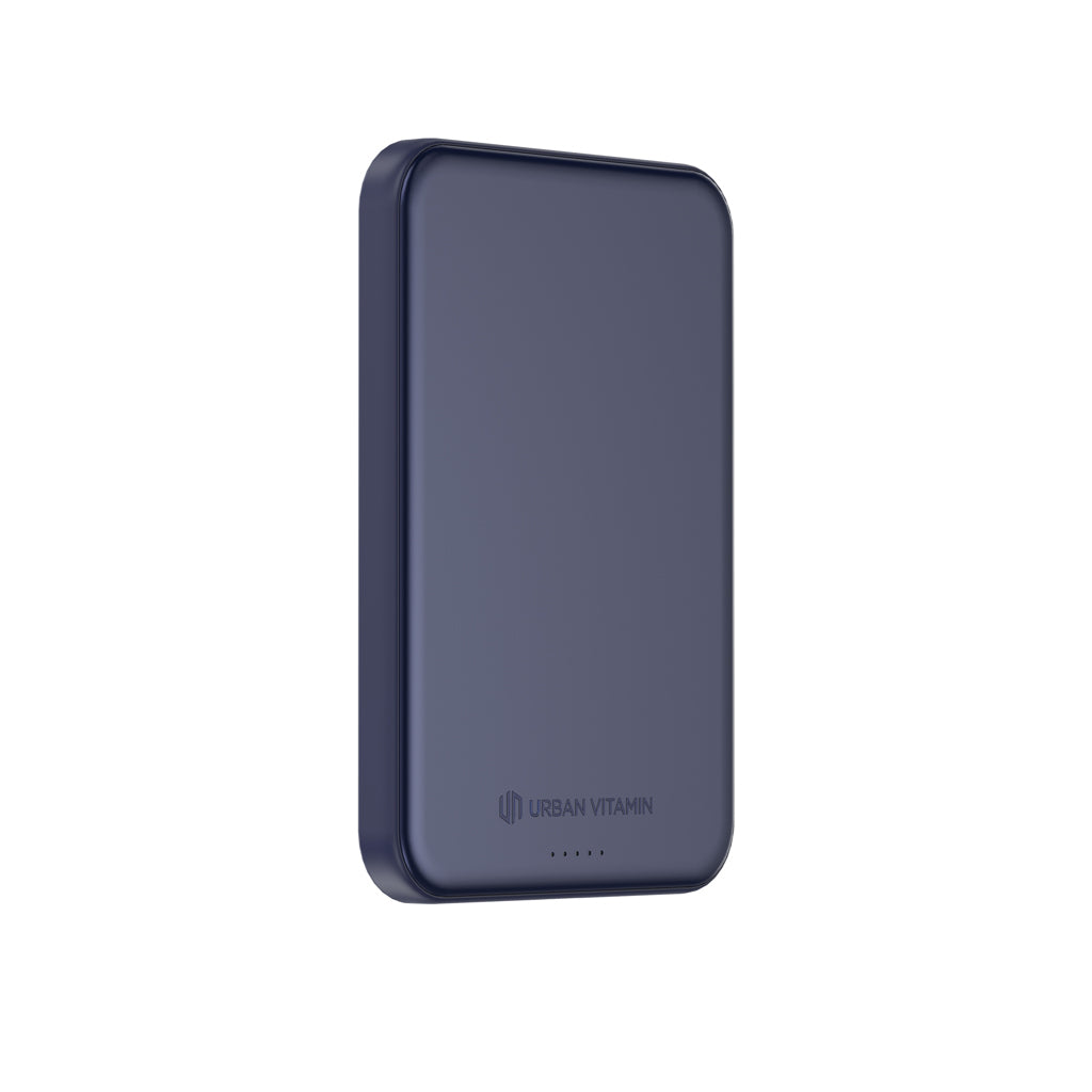 Urban Vitamin Pomona 5000mAh Qi2.2 25W magnetische Powerbank – blau
