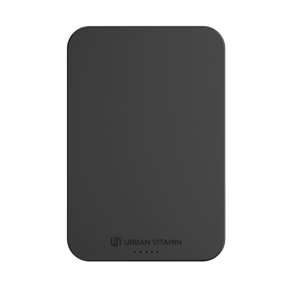 Urban Vitamin Richmond 5000mAh Powerbank aus RCS Plastik/Alu – schwarz