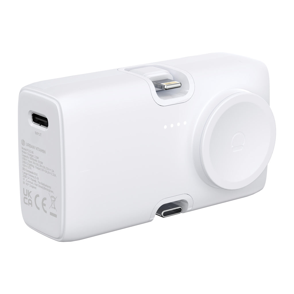 Urban Vitamin San Diego 20W PD RCS Powerbank & WatchCharger – weiß