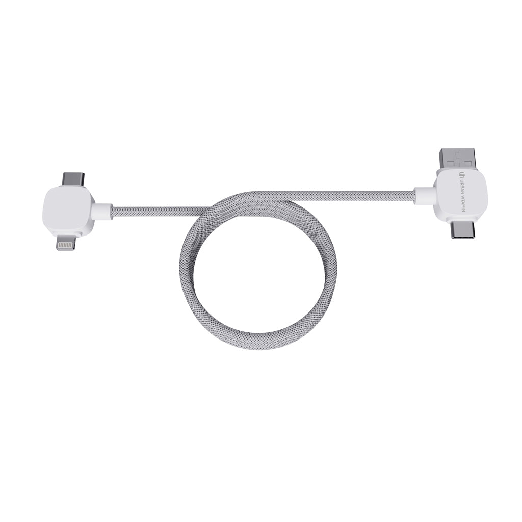 Urban Vitamin Stockton 65W magnet. Kabel RCS recyc. TPE/PET – weiß
