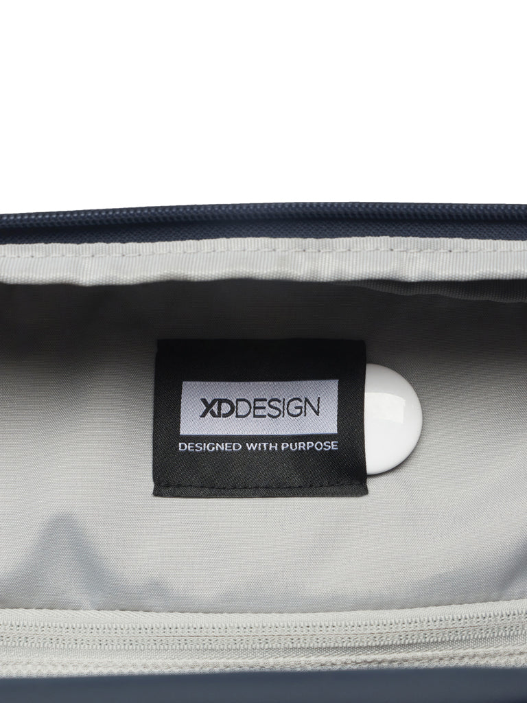 Urban wasserabweisende Wochenendtasche – navy blau