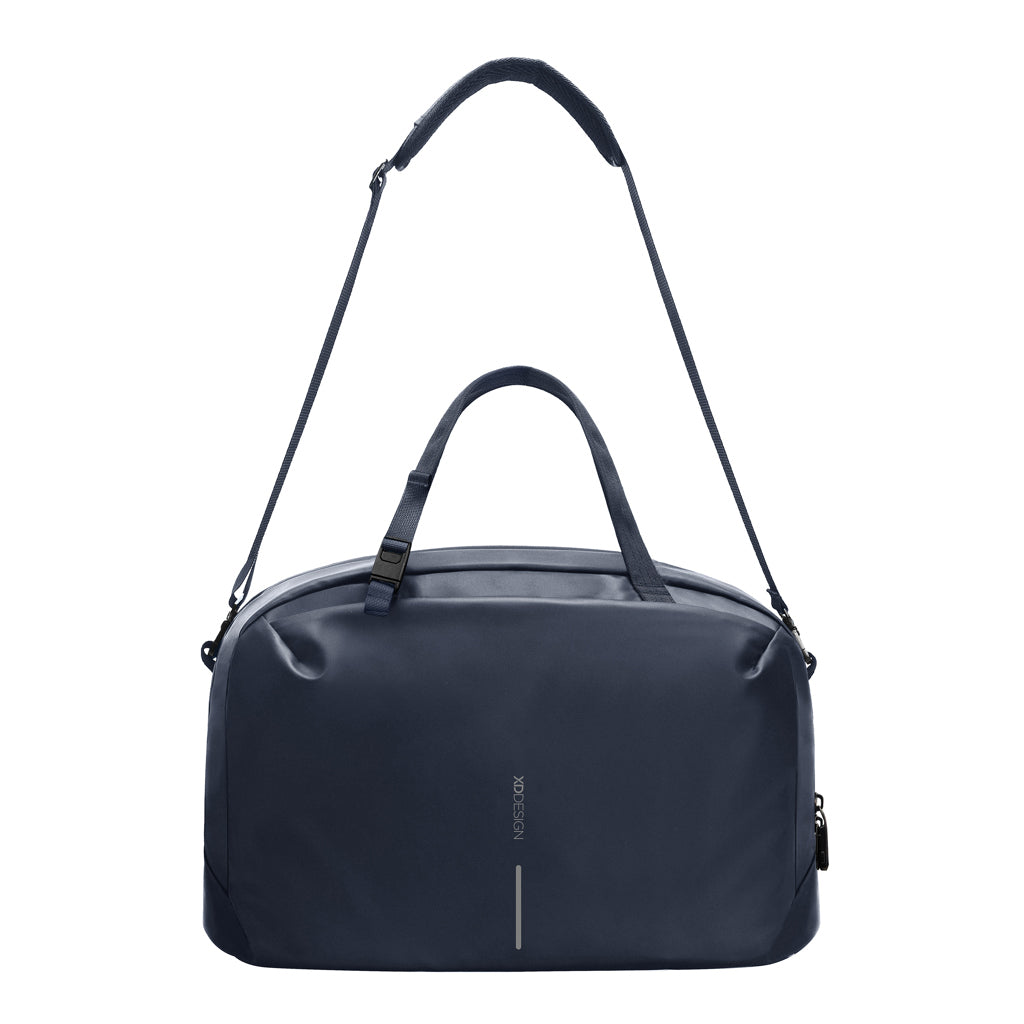 Urban wasserabweisende Wochenendtasche – navy blau
