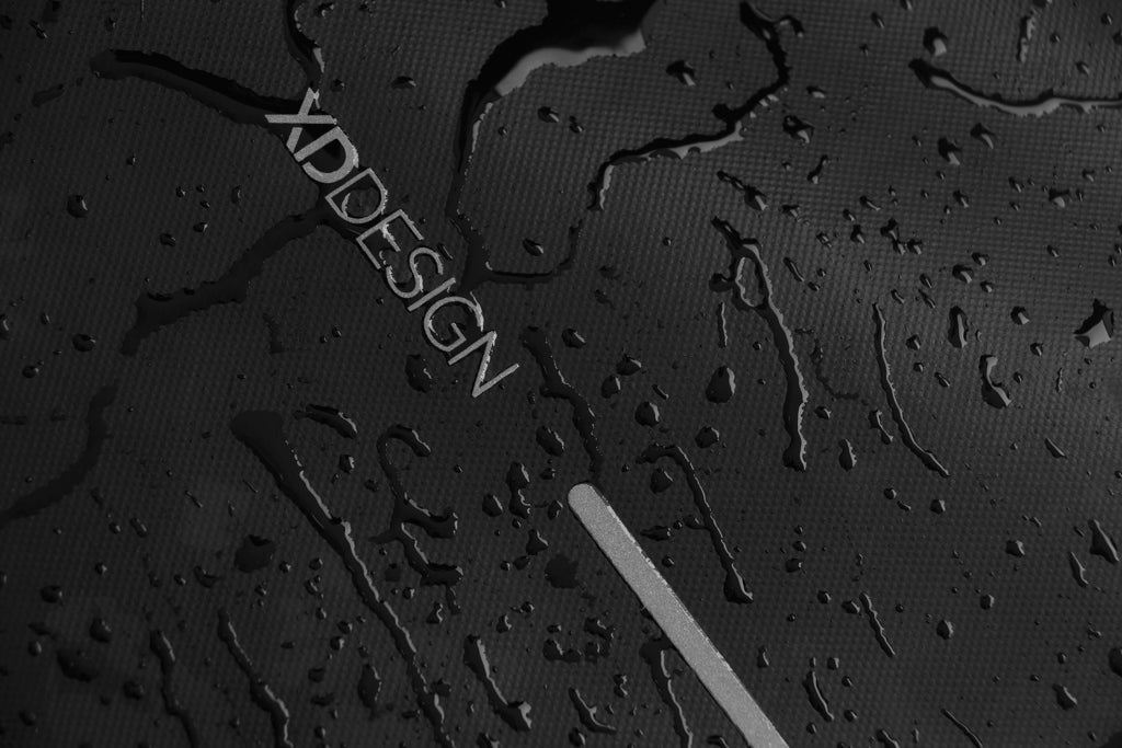 Urban wasserabweisende Wochenendtasche – schwarz