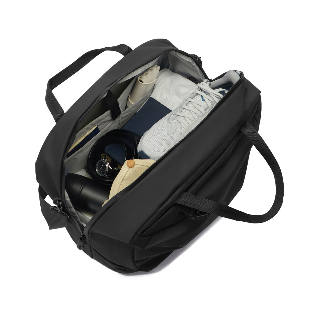 Urban wasserabweisende Wochenendtasche – schwarz