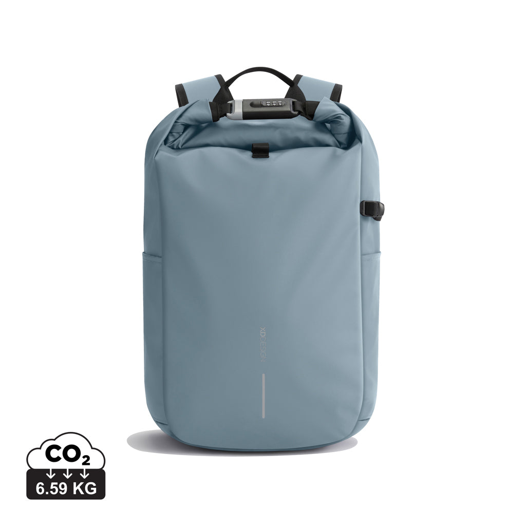 Urban wasserabweisender Anti-Diebstahl Rucksack – blau