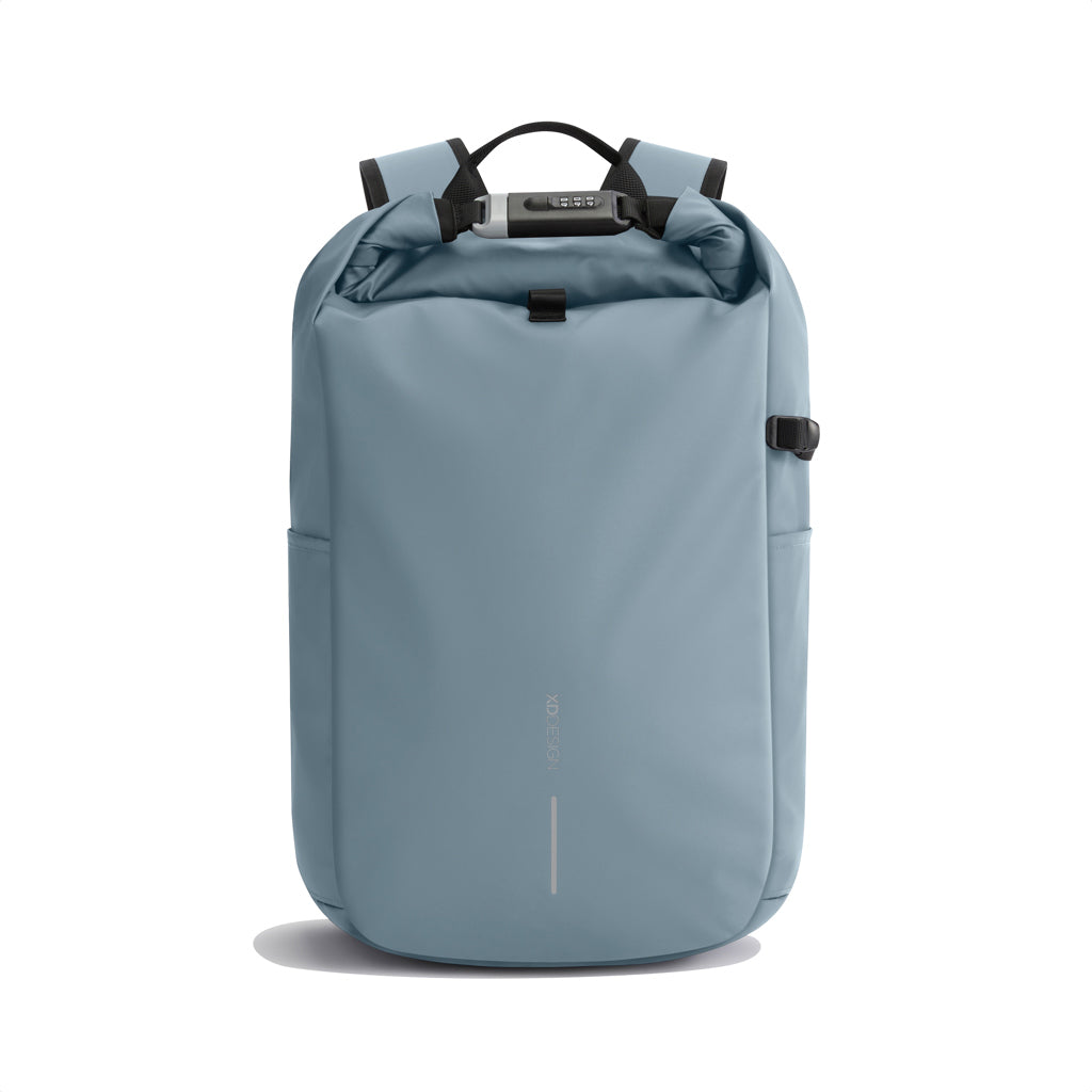 Urban wasserabweisender Anti-Diebstahl Rucksack – blau