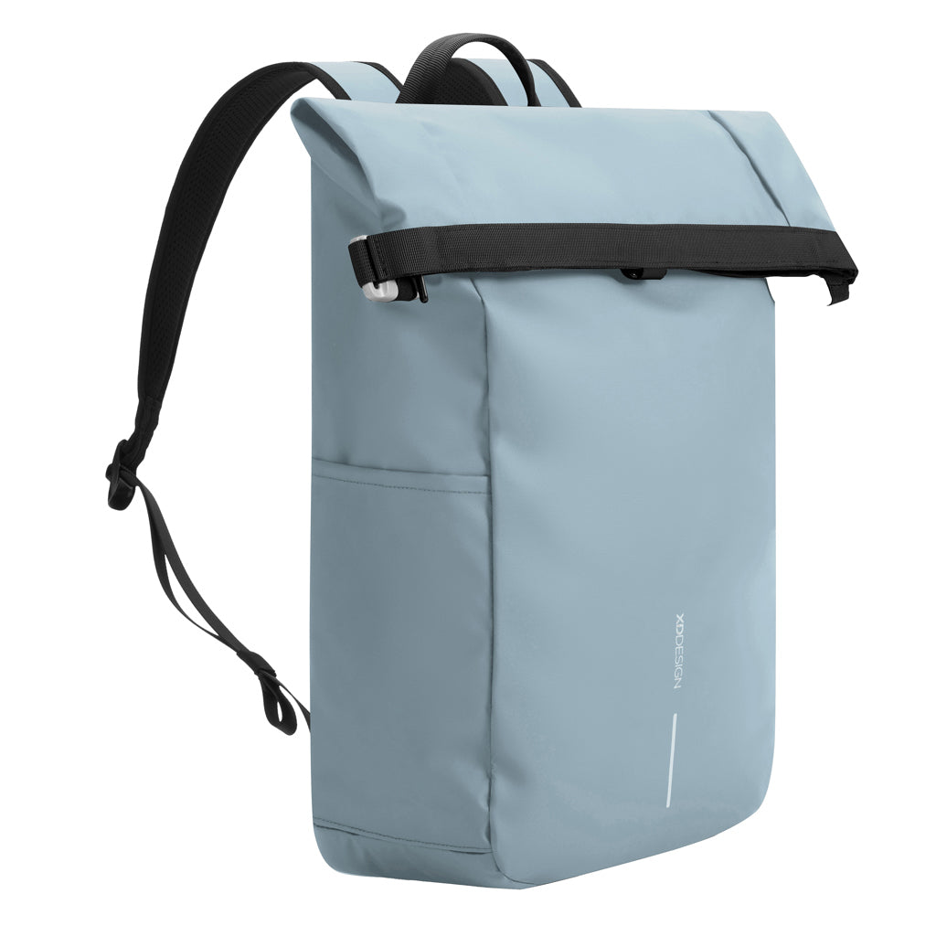 Urban wasserabweisender Anti-Diebstahl Rucksack – blau
