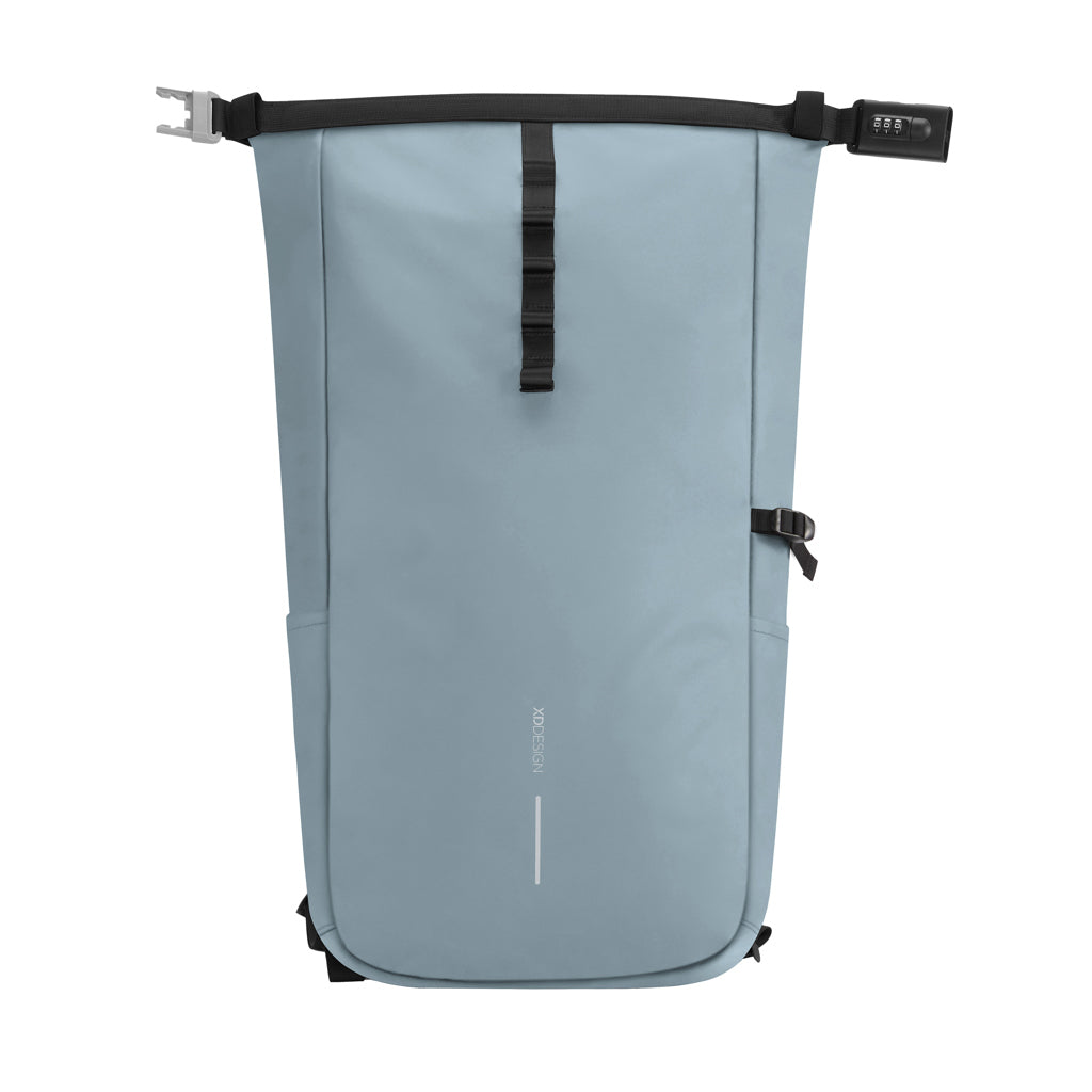 Urban wasserabweisender Anti-Diebstahl Rucksack – blau