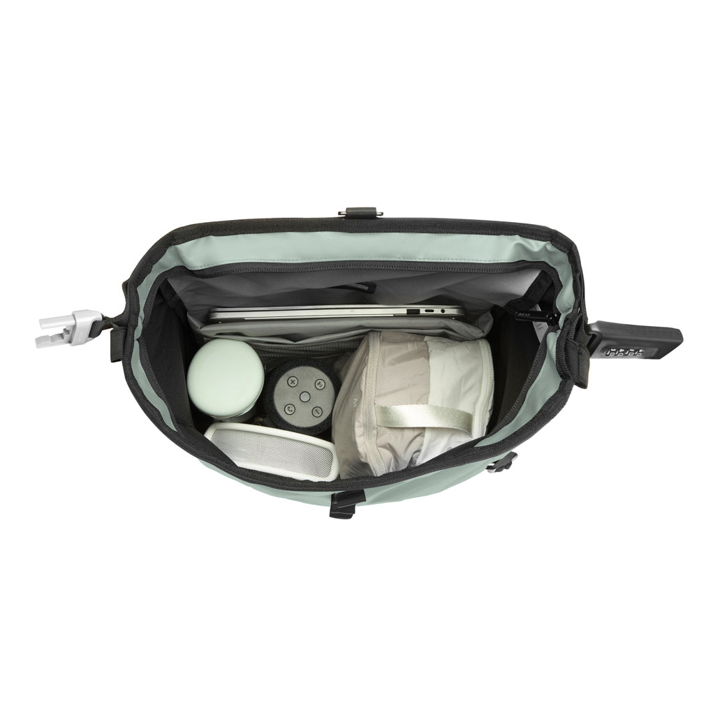 Urban wasserabweisender Anti-Diebstahl Rucksack – Iceberg green
