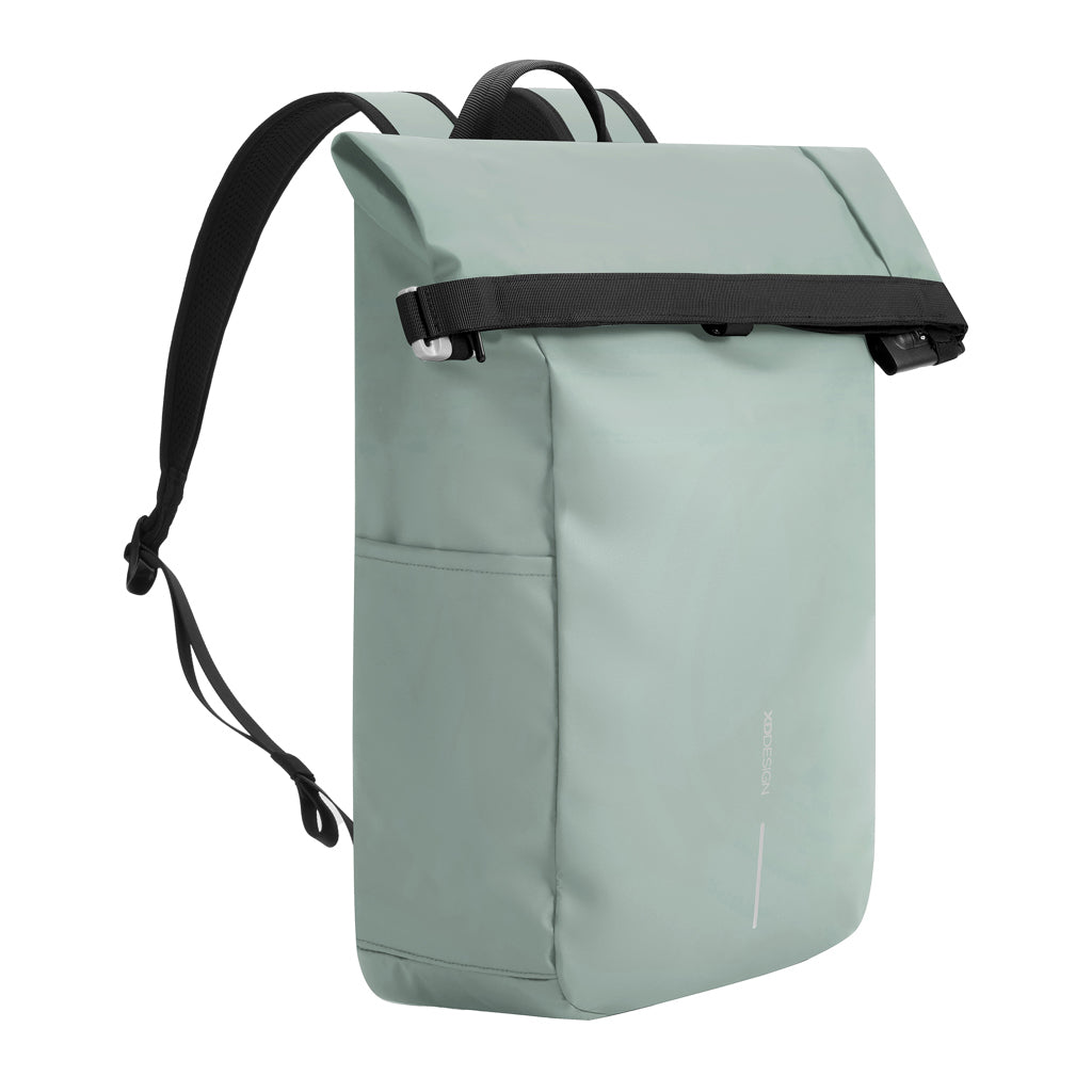 Urban wasserabweisender Anti-Diebstahl Rucksack – Iceberg green
