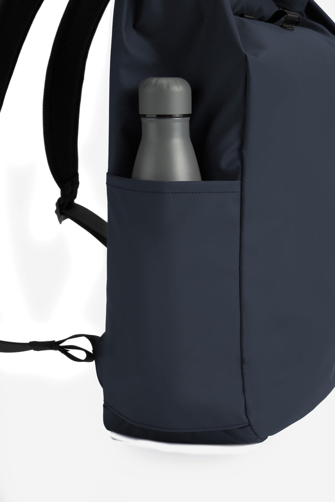 Urban wasserabweisender Anti-Diebstahl Rucksack – navy blau