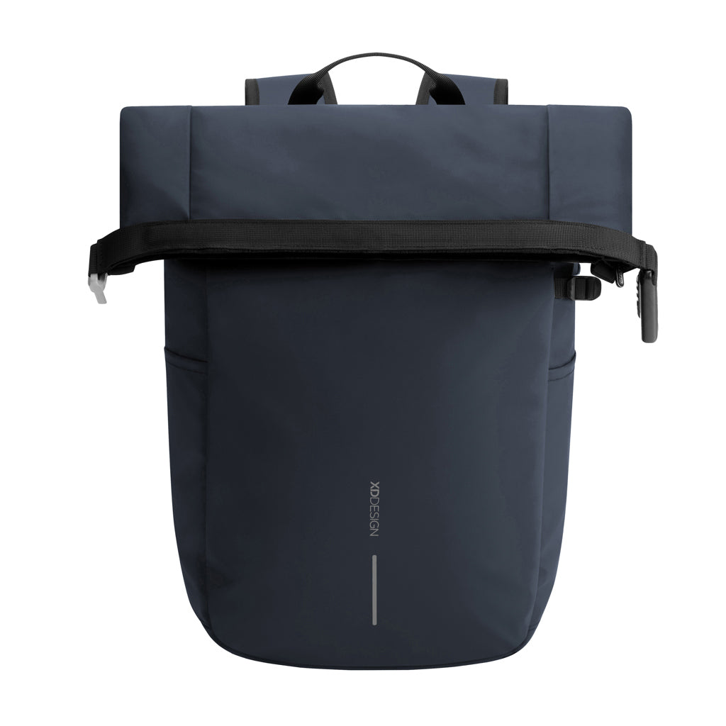 Urban wasserabweisender Anti-Diebstahl Rucksack – navy blau