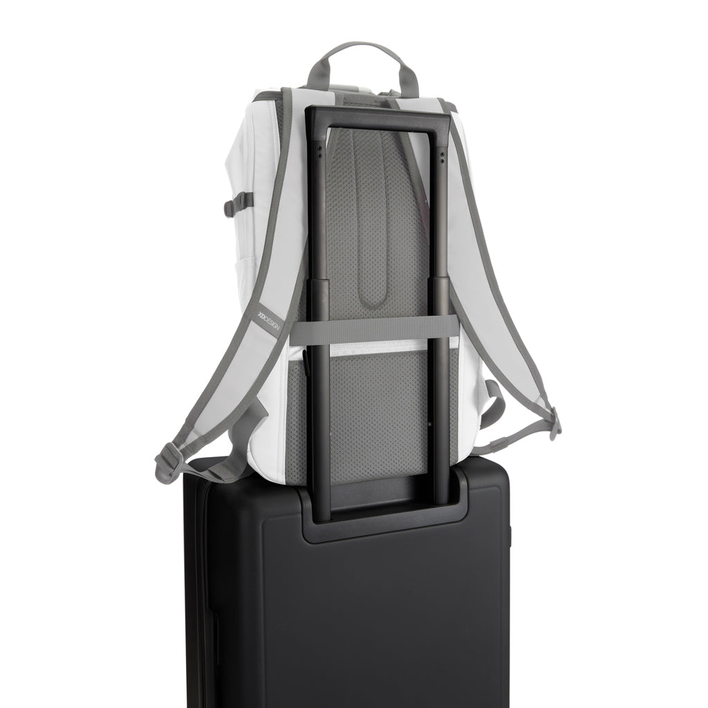 Urban wasserabweisender Anti-Diebstahl Rucksack – off white