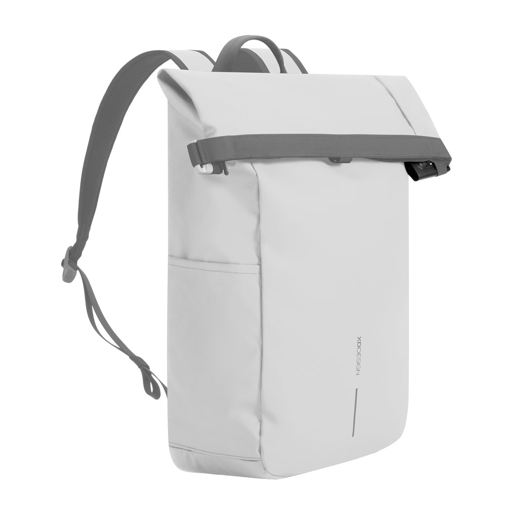 Urban wasserabweisender Anti-Diebstahl Rucksack – off white