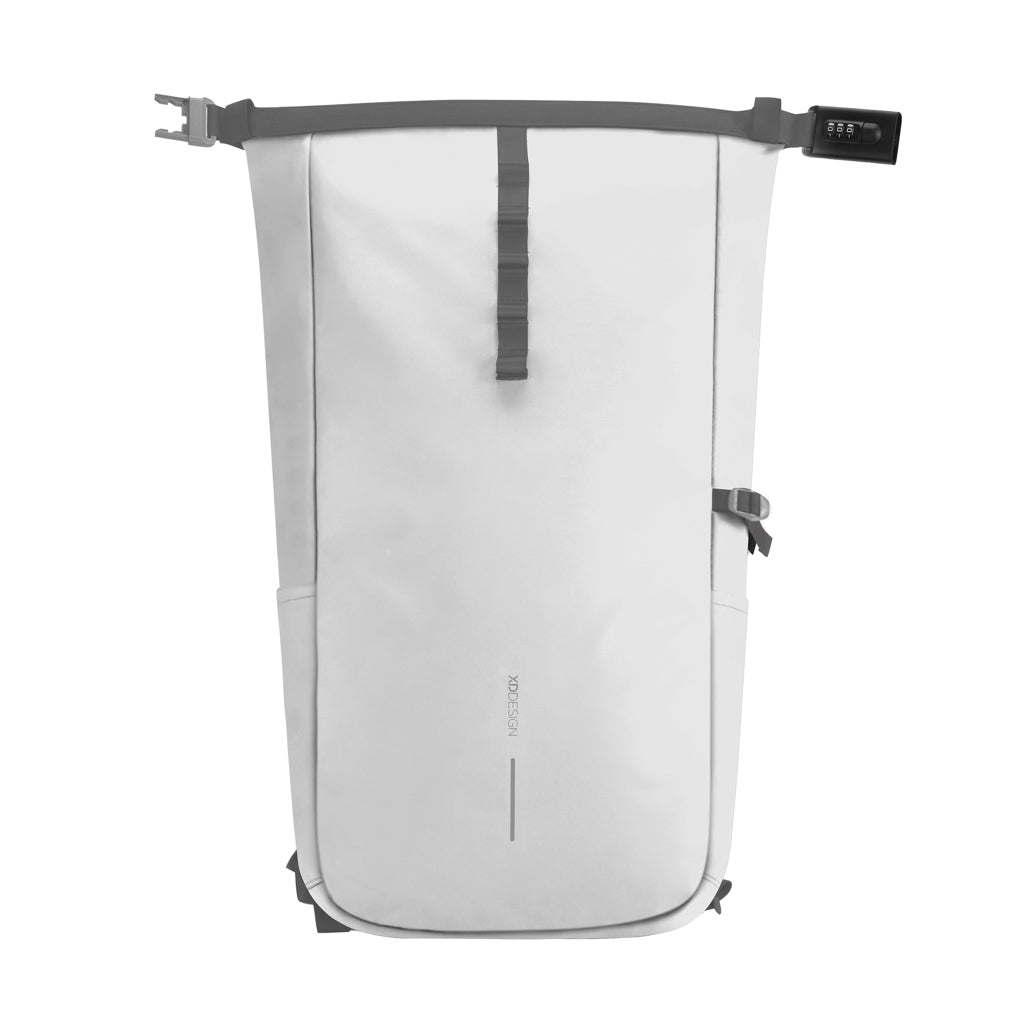 Urban wasserabweisender Anti-Diebstahl Rucksack – off white