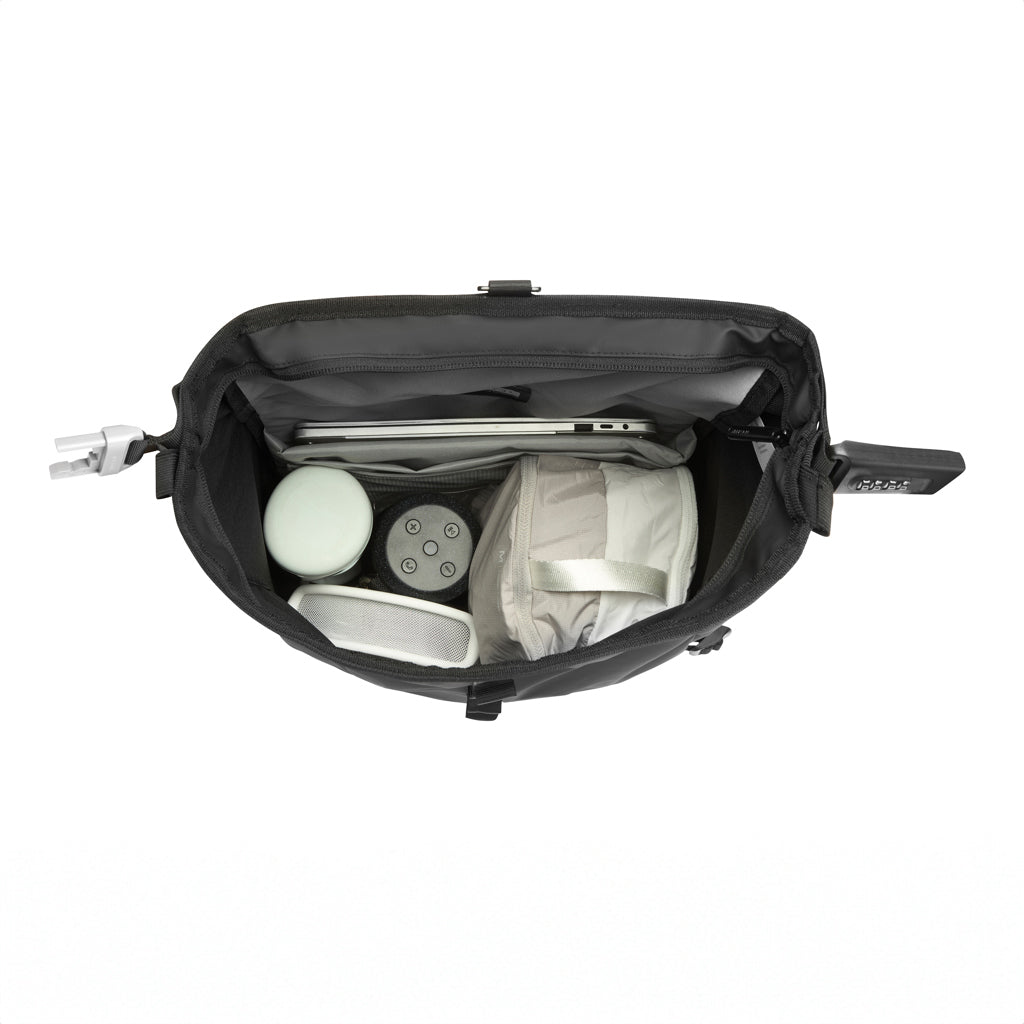 Urban wasserabweisender Anti-Diebstahl Rucksack – schwarz