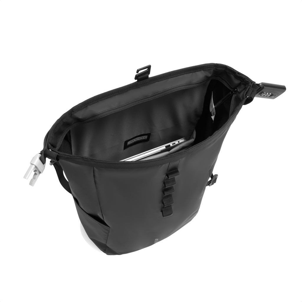 Urban wasserabweisender Anti-Diebstahl Rucksack – schwarz