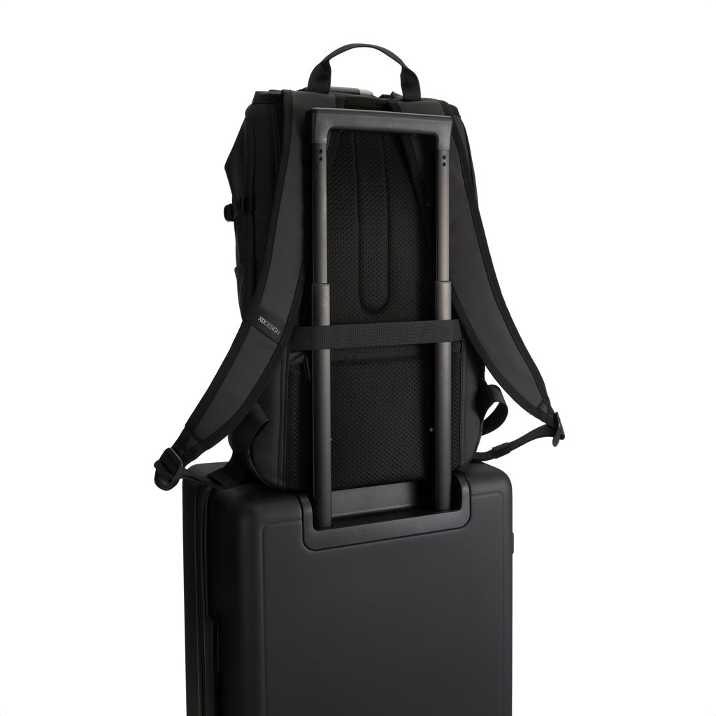 Urban wasserabweisender Anti-Diebstahl Rucksack – schwarz