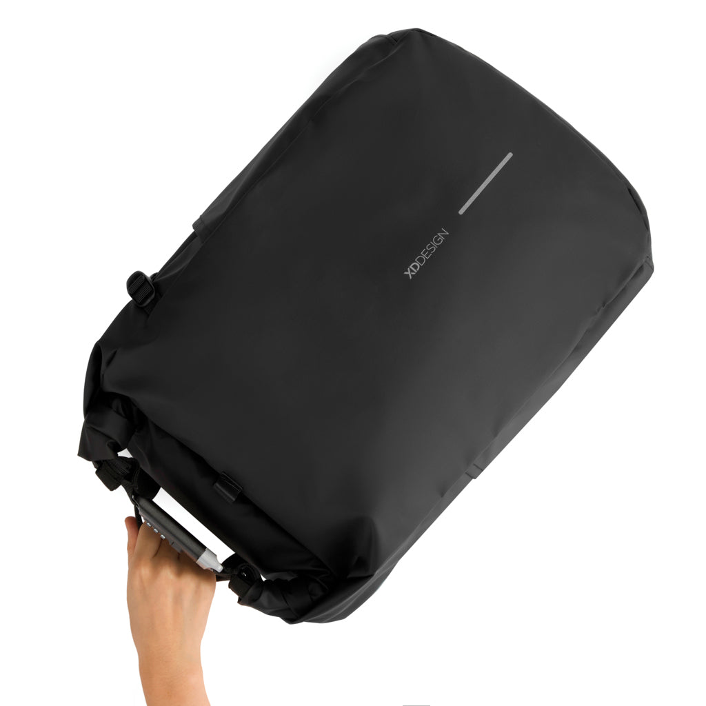 Urban wasserabweisender Anti-Diebstahl Rucksack – schwarz