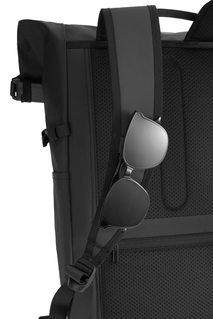 Urban wasserabweisender Anti-Diebstahl Rucksack – schwarz