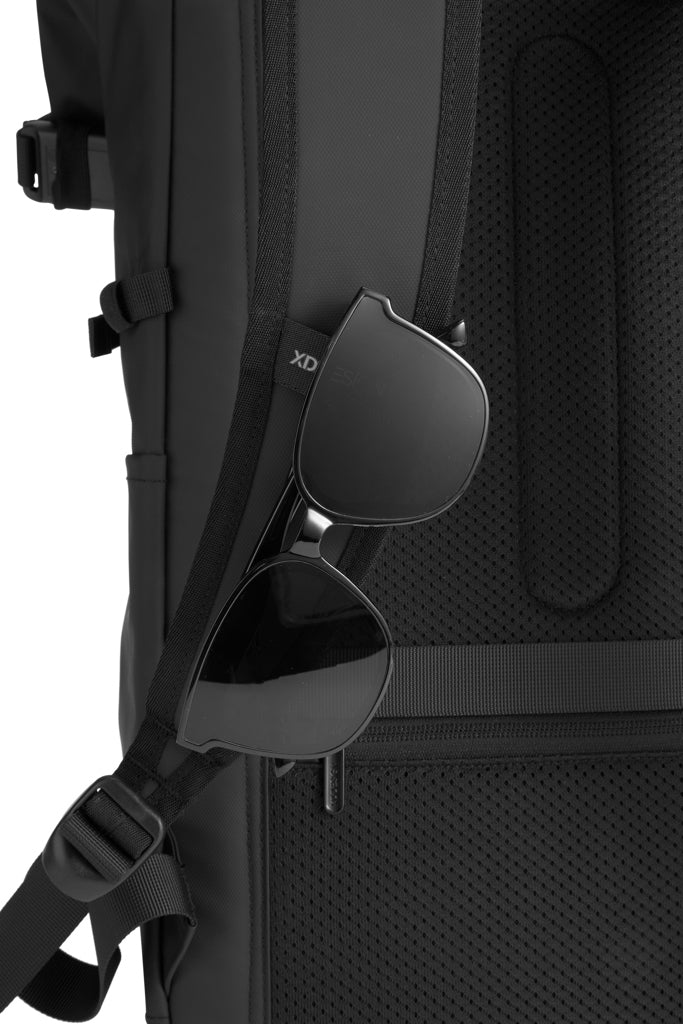 Urban wasserabweisender Anti-Diebstahl Rucksack – schwarz