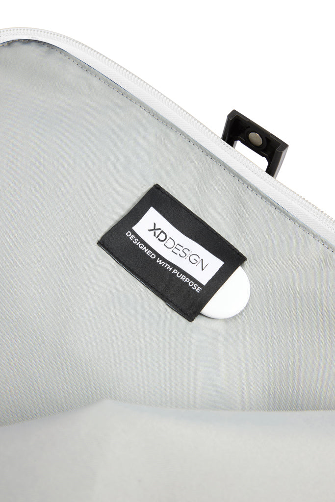 Urban wasserabweisender Flap-Top Rucksack – off white